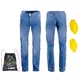 Pánské moto jeansy W-TEC Shiquet - modrá - modrá