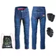 Dámské moto jeansy W-TEC Biterillo Lady - 2.jakost - modrá - modrá