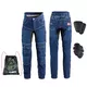 Pánské moto jeansy W-TEC Biterillo - modrá