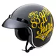 Moto přilba W-TEC Café Racer - 3Ways Surf Bronze - 3Ways Surf Yellow