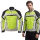 Pánská letní moto bunda W-TEC Saigair - Fluo Yellow-Gray