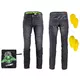 Pánské moto džíny W-TEC Oliver - modrá - černá