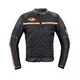 Letní moto bunda W-TEC 2Stripe - černo-béžovo-oranžová - černo-béžovo-oranžová