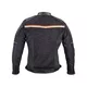 Letní moto bunda W-TEC 2Stripe - černo-béžovo-oranžová