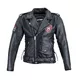 Kožená moto bunda W-TEC Black Heart Perfectis - černá - černá