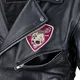 Kožená moto bunda W-TEC Black Heart Perfectis - černá