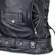 Kožená moto bunda W-TEC Black Heart Perfectis - černá