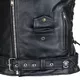 Kožená moto bunda W-TEC Black Heart Perfectis - černá