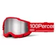 Motokrosové brýle 100% Accuri 2 Mirror - Wolg červená, zrcadlové plexi - Wolg červená, zrcadlové plexi