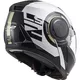 Výklopná moto přilba LS2 FF902 Scope Arch - rozbaleno - Gloss White Titanium