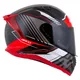 Moto přilba Cassida Aero Drome černá perleť/červená/bílá/šedá - 2.jakost