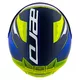 Moto přilba Cassida Aero Drome modrá/žlutá fluo/světle modrá/bílá