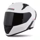 Moto přilba Cassida Aero Solid bílá/černá
