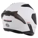 Moto přilba Cassida Aero Solid bílá/černá