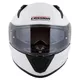Moto přilba Cassida Aero Solid bílá/černá