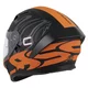 Moto přilba Cassida Orbit Multivers černá matná/oranžová/šedá/bílá