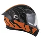 Moto přilba Cassida Orbit Multivers černá matná/oranžová/šedá/bílá