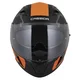 Moto přilba Cassida Orbit Multivers černá matná/oranžová/šedá/bílá