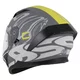Moto přilba Cassida Orbit Multivers šedá matná/světle šedá/žlutá fluo/černá