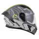 Moto přilba Cassida Orbit Multivers šedá matná/světle šedá/žlutá fluo/černá
