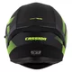 Moto přilba Cassida Orbit Grind černá matná/žlutá fluo
