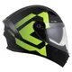 Moto přilba Cassida Orbit Grind černá matná/žlutá fluo