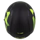 Moto přilba Cassida Orbit Grind černá matná/žlutá fluo