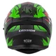 Moto přilba Cassida Orbit StriX červená/zelená/šedá/bílá/černá