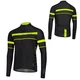Pánský cyklistický dres s dlouhým rukávem Etape Comfort 2.0 - černá/žlutá fluo - černá/žlutá fluo