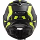 Překlopná moto přilba LS2 FF900 Valiant II Revo P/J - Matt Black H-V Yellow