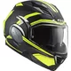 Překlopná moto přilba LS2 FF900 Valiant II Revo P/J - Matt Black H-V Yellow