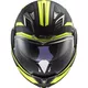 Překlopná moto přilba LS2 FF900 Valiant II Revo P/J - Matt Black H-V Yellow
