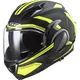 Překlopná moto přilba LS2 FF900 Valiant II Revo P/J - Matt Black H-V Yellow - Matt Black H-V Yellow