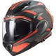 Překlopná moto přilba LS2 FF900 Valiant II Revo P/J - Matt Black H-V Yellow