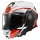 Překlopná moto přilba LS2 FF901 Advant X Metryk White Red P/J