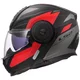 Výklopná moto přilba LS2 FF902 Scope II Duria Black Red