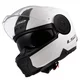 Výklopná moto přilba LS2 FF902 Scope II Solid Gloss White