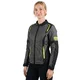 Dámská letní moto bunda W-TEC Jelsa - šedá-fluo
