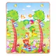 Rolovatelná dětská podložka inSPORTline Lhotino 150x180x1,5 cm - Puzzle/Moře