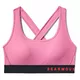 Dámská sportovní podprsenka Under Armour Mid Crossback - Lipstick - Lipstick