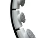 Masážní obruč inSPORTline Weight Hoop Feel 69-108 cm