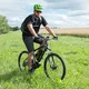 Cyklo rukavice W-TEC Bravoj - modro-černá