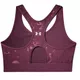 Dámská sportovní podprsenka Under Armour Mid Keyhole Print - Level Purple