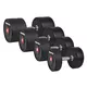 Pogumované činky inSPORTline Profi 2-60 kg