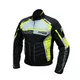 Pánská textilní moto bunda Spark Mizzen - černá-fluo - černá-fluo