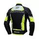 Pánská textilní moto bunda Spark Mizzen - černá-fluo