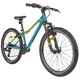 Odlehčené juniorské horské kolo Galaxy Pavo 24" 9.0 • 138-148 cm • 11,3 kg - stříbrná