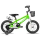 Dětské kolo Joystar Pluto 14" • 92-120 cm - fialová - zelená