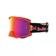 Motokrosové brýle RedBull Spect Strive, oranžové matné, plexi fialové zrcadlové