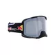 Motokrosové brýle RedBull Spect Strive, černé matné, plexi stříbrné zrcadlové
